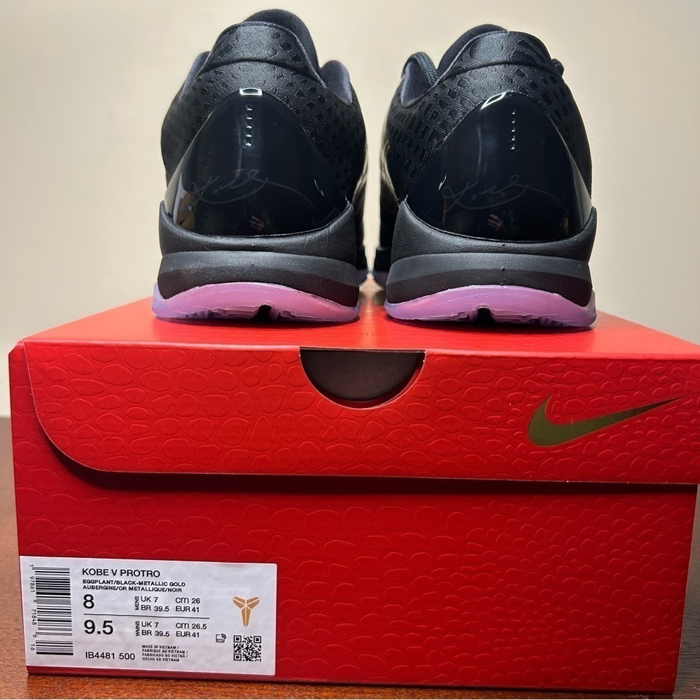 Nike | Kobe 5 Protro Year of the Mamba Eggplant (Size 8 Men's 9.5 Women's) - Picture 11 of 14